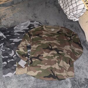 Time and Tru Thermal Long Sleeve Shirt Bundle